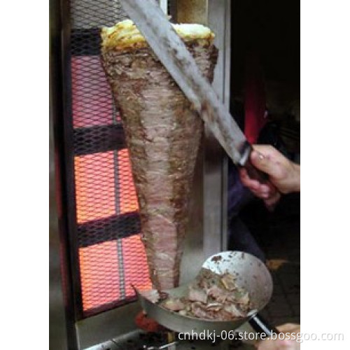 Commercial shawarma portable ceramic plate infrared bbq grill gas burner